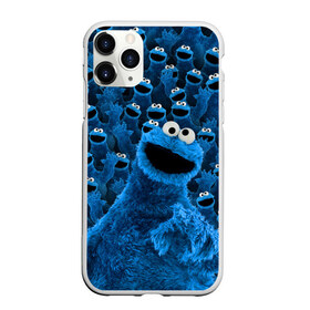 Чехол для iPhone 11 Pro матовый с принтом Коржик в Кировске, Силикон |  | cookie monster | коржик | улица сезам