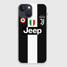 Чехол для iPhone 13 mini с принтом Форма Ювентуса 18 19 в Кировске,  |  | juve | juventus | форма | юве | ювентус