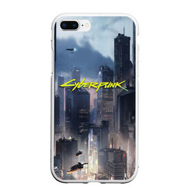 Чехол для iPhone 7Plus/8 Plus матовый с принтом Cyberpunk 2077 city в Кировске, Силикон | Область печати: задняя сторона чехла, без боковых панелей | cd projekt red | cyberpunk | cyberpunk 2077 | e3 | night city | ps4 | rpg | v | xbox | будущее | киберпанк | киберпанк 2077 | найт сити | от создателей ведьмака | рпг