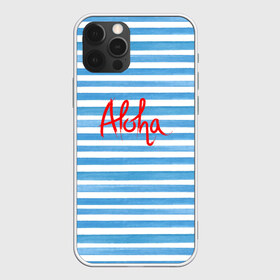 Чехол для iPhone 12 Pro Max с принтом ALOHA в Кировске, Силикон |  | Тематика изображения на принте: гавайи | лето | море | моряк | отдых | пляж | полоски | тельняшка | яхта