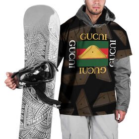 Накидка на куртку 3D с принтом Gusli Гусли в Кировске, 100% полиэстер |  | Тематика изображения на принте: gucci | gusli | gussi | гуси | гусли | гучи