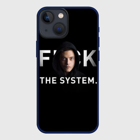 Чехол для iPhone 13 mini с принтом Fck The System   Mr. Robot в Кировске,  |  | Тематика изображения на принте: society | system | систему