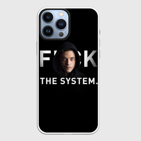 Чехол для iPhone 13 Pro Max с принтом Fck The System   Mr. Robot в Кировске,  |  | Тематика изображения на принте: society | system | систему