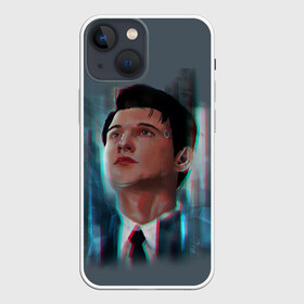 Чехол для iPhone 13 mini с принтом Connor в Кировске,  |  | 2038 | become | connor | dbh | detroit | gamer | human | kara | андроид | девиант | детройт | кара | квест | коннор | маркус