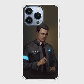 Чехол для iPhone 13 Pro с принтом Connor в Кировске,  |  | Тематика изображения на принте: 2038 | become | connor | dbh | detroit | gamer | human | kara | андроид | девиант | детройт | кара | квест | коннор | маркус