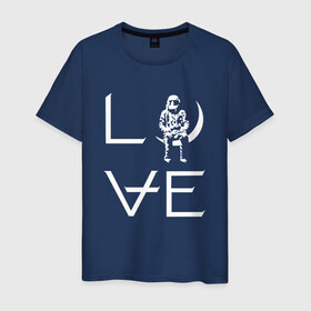 Мужская футболка хлопок с принтом Love в Кировске, 100% хлопок | прямой крой, круглый вырез горловины, длина до линии бедер, слегка спущенное плечо. | angels and airwaves | ava | love | tom delonge | том делонг