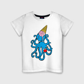 Детская футболка хлопок с принтом Mark Blink 182 в Кировске, 100% хлопок | круглый вырез горловины, полуприлегающий силуэт, длина до линии бедер | mark hoppus | octopus | марк хоппус | осьминог