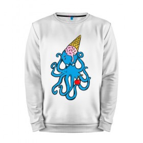 Мужской свитшот хлопок с принтом Mark Blink 182 в Кировске, 100% хлопок |  | mark hoppus | octopus | марк хоппус | осьминог