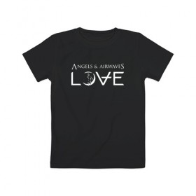 Детская футболка хлопок с принтом Love AVA в Кировске, 100% хлопок | круглый вырез горловины, полуприлегающий силуэт, длина до линии бедер | angels and airwaves | ava | love | tom delonge | том делонг
