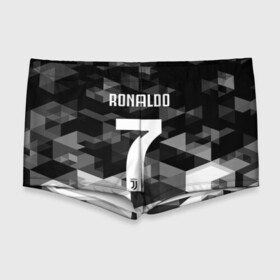 Мужские купальные плавки 3D с принтом RONALDO JUVE SPORT в Кировске, Полиэстер 85%, Спандекс 15% |  | cr7 | fc | клуб | криштиану роналду | роналдо | фк | ювентус