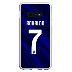 Чехол для Samsung S10E с принтом RONALDO JUVE SPORT в Кировске, Силикон | Область печати: задняя сторона чехла, без боковых панелей | cr7 | fc | клуб | криштиану роналду | роналдо | фк | ювентус