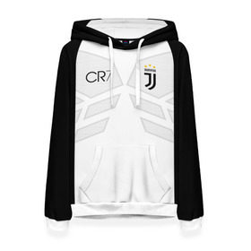 Женская толстовка 3D с принтом RONALDO JUVE SPORT в Кировске, 100% полиэстер  | двухслойный капюшон со шнурком для регулировки, мягкие манжеты на рукавах и по низу толстовки, спереди карман-кенгуру с мягким внутренним слоем. | cr7 | fc juventus | football | juve | juventus | ronaldo | sport | роналдо | спорт | футбол | ювентус