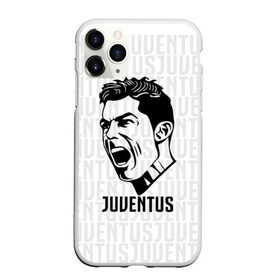 Чехол для iPhone 11 Pro Max матовый с принтом RONALDO JUVE SPORT в Кировске, Силикон |  | cr7 | fc | клуб | криштиану роналду | роналдо | фк | ювентус