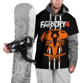 Накидка на куртку 3D с принтом Far Cry 4 в Кировске, 100% полиэстер |  | action | far cry 4 | армия | гималаи | гирокоптер | мин | мир | открытый | франшиза | ховеркрафт | шутер