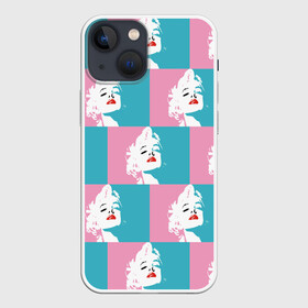 Чехол для iPhone 13 mini с принтом Marilyn Monroe в Кировске,  |  | Тематика изображения на принте: marilyn monroe | pop art | мэрилин монро | поп арт