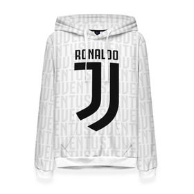 Женская толстовка 3D с принтом RONALDO JUVE SPORT в Кировске, 100% полиэстер  | двухслойный капюшон со шнурком для регулировки, мягкие манжеты на рукавах и по низу толстовки, спереди карман-кенгуру с мягким внутренним слоем. | 