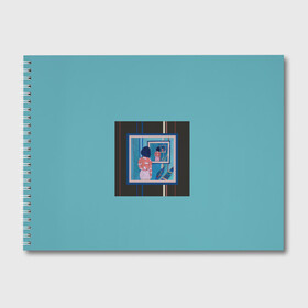 Альбом для рисования с принтом Рекурсия в Кировске, 100% бумага
 | матовая бумага, плотность 200 мг. |   оптическая иллюзия | искусство | картина