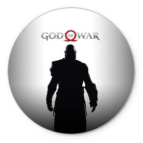 Коврик для мышки круглый с принтом God of War 4 Кратос в Кировске, резина и полиэстер | круглая форма, изображение наносится на всю лицевую часть | atreus | god of war | god of war 4 | gow | kratos | ps4 | атрей | бог войны | гов | зы4 | кратос | левиафан | мальчик | мимир | мировой змей | пиратs | руны | эксклюзив