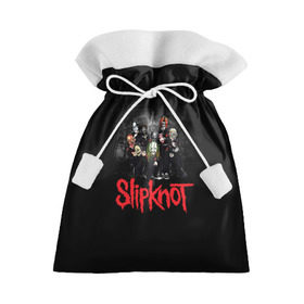 Подарочный 3D мешок с принтом Slipknot в Кировске, 100% полиэстер | Размер: 29*39 см | slipknot | грув | джей вайнберг | кори тейлор | крис фен | крэйг джонс | метал | мик томсон | музыка | ню | петля | рок | сид уилсон | скользящий узел | слайпкнот | слипкнот | слипнот | удавка