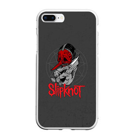 Чехол для iPhone 7Plus/8 Plus матовый с принтом Slipknot в Кировске, Силикон | Область печати: задняя сторона чехла, без боковых панелей | slipknot | грув | джей вайнберг | кори тейлор | крис фен | крэйг джонс | метал | мик томсон | музыка | ню | петля | рок | сид уилсон | скользящий узел | слайпкнот | слипкнот | слипнот | удавка