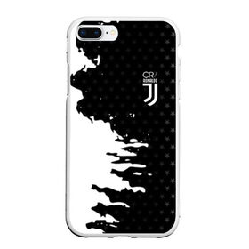 Чехол для iPhone 7Plus/8 Plus матовый с принтом RONALDO JUVE SPORT в Кировске, Силикон | Область печати: задняя сторона чехла, без боковых панелей | cr7 | fc juventus | football | juve | juventus | ronaldo | sport | роналдо | спорт | футбол | ювентус