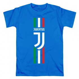 Мужская футболка хлопок с принтом Juventus Italy в Кировске, 100% хлопок | прямой крой, круглый вырез горловины, длина до линии бедер, слегка спущенное плечо. | cristiano | juve | италия | криштиану | роналдо | роналду | юве | ювентус