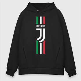 Мужское худи Oversize хлопок с принтом Juventus Italy в Кировске, френч-терри — 70% хлопок, 30% полиэстер. Мягкий теплый начес внутри —100% хлопок | боковые карманы, эластичные манжеты и нижняя кромка, капюшон на магнитной кнопке | cristiano | juve | италия | криштиану | роналдо | роналду | юве | ювентус