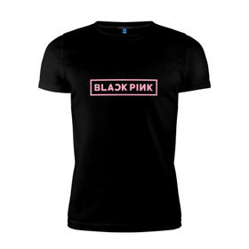 Мужская футболка премиум с принтом BlackPink в Кировске, 92% хлопок, 8% лайкра | приталенный силуэт, круглый вырез ворота, длина до линии бедра, короткий рукав | 
