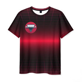 Мужская футболка 3D с принтом Rickey F Digital RED в Кировске, 100% полиэфир | прямой крой, круглый вырез горловины, длина до линии бедер | rickey f | рики ф | рики эф
