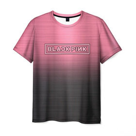 Мужская футболка 3D с принтом BlackPink в Кировске, 100% полиэфир | прямой крой, круглый вырез горловины, длина до линии бедер | blackpink
