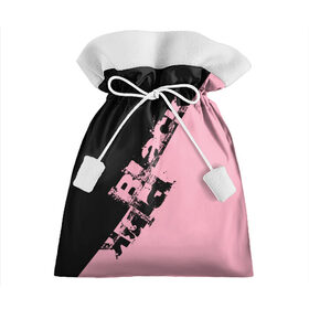 Подарочный 3D мешок с принтом BlackPink k-pop в Кировске, 100% полиэстер | Размер: 29*39 см | Тематика изображения на принте: black  pink | blackpink | jennie | jisoo | k pop | lalisa | группа | к поп | корейская группа | розовый | черный
