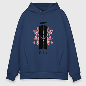 Мужское худи Oversize хлопок с принтом BTS ARMY в Кировске, френч-терри — 70% хлопок, 30% полиэстер. Мягкий теплый начес внутри —100% хлопок | боковые карманы, эластичные манжеты и нижняя кромка, капюшон на магнитной кнопке | bts | bts army | j hope | jimin | jin | jungkook | k pop | rap monster | rapmon | suga | v | бтс | группа | корея