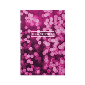Обложка для паспорта матовая кожа с принтом BlackPink в Кировске, натуральная матовая кожа | размер 19,3 х 13,7 см; прозрачные пластиковые крепления | black  pink | blackpink | flowers | jennie | jisoo | k pop | lalisa | sakura | группа | к поп | корейская группа | растения | розовый | сакура | цветы | черный