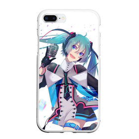 Чехол для iPhone 7Plus/8 Plus матовый с принтом Hatsune Miku в Кировске, Силикон | Область печати: задняя сторона чехла, без боковых панелей | hatsune miku | аниме | вокалоид | девушки | манга | мульт | оружие | певица | сёдзё | сериал | хатсуне мику | япония