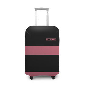Чехол для чемодана 3D с принтом BlackPink в Кировске, 86% полиэфир, 14% спандекс | двустороннее нанесение принта, прорези для ручек и колес | black  pink | blackpink | jennie | jisoo | k pop | lalisa | группа | к поп | корейская группа | розовый | черный