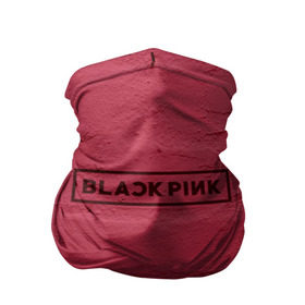 Бандана-труба 3D с принтом BlackPink wall в Кировске, 100% полиэстер, ткань с особыми свойствами — Activecool | плотность 150‒180 г/м2; хорошо тянется, но сохраняет форму | Тематика изображения на принте: black  pink | blackpink | jennie | jisoo | k pop | lalisa | группа | к поп | корейская группа | розовый | черный
