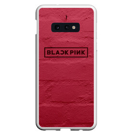 Чехол для Samsung S10E с принтом BlackPink wall в Кировске, Силикон | Область печати: задняя сторона чехла, без боковых панелей | Тематика изображения на принте: black  pink | blackpink | jennie | jisoo | k pop | lalisa | группа | к поп | корейская группа | розовый | черный