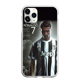 Чехол для iPhone 11 Pro матовый с принтом RONALDO JUVE SPORT в Кировске, Силикон |  | cr7 | fc | клуб | криштиану роналду | роналдо | фк | ювентус