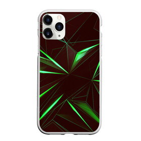 Чехол для iPhone 11 Pro матовый с принтом STRIPES GREEN 3D в Кировске, Силикон |  | Тематика изображения на принте: abstract | geometry | абстракция | геометрия | градиент | линии