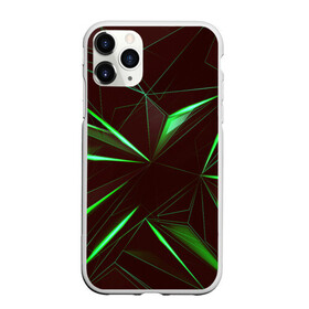 Чехол для iPhone 11 Pro Max матовый с принтом STRIPES GREEN 3D в Кировске, Силикон |  | Тематика изображения на принте: abstract | geometry | абстракция | геометрия | градиент | линии