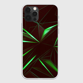 Чехол для iPhone 12 Pro Max с принтом STRIPES GREEN 3D в Кировске, Силикон |  | abstract | geometry | абстракция | геометрия | градиент | линии