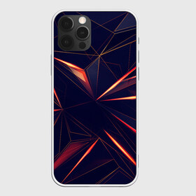 Чехол для iPhone 12 Pro Max с принтом STRIPES ORANGE 3D в Кировске, Силикон |  | abstract | geometry | orange | абстракция | геометрия | градиент | линии | оранжевый