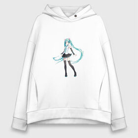 Женское худи Oversize хлопок с принтом Hatsune Miku в Кировске, френч-терри — 70% хлопок, 30% полиэстер. Мягкий теплый начес внутри —100% хлопок | боковые карманы, эластичные манжеты и нижняя кромка, капюшон на магнитной кнопке | anime | aquamarin | aquamarine | everlasting | hatsune | j pop | miku | projectdiva | singer | summer | vocaloid | аквамарин | аниме | бесконечное | вокалоид | лето | мику | певица | хацуне | хацунэ