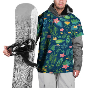 Накидка на куртку 3D с принтом Тропики в Кировске, 100% полиэстер |  | jungle | деревья | джунгли | зелень | кусты | лес | мох | океан | пальмы | пляж | тропики | экзотика