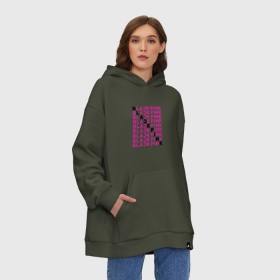 Худи SuperOversize хлопок с принтом BlackPink в Кировске, 70% хлопок, 30% полиэстер, мягкий начес внутри | карман-кенгуру, эластичная резинка на манжетах и по нижней кромке, двухслойный капюшон
 | black  pink | blackpink | jennie | jisoo | k pop | lalisa | группа | к поп | корейская группа | розовый | черный