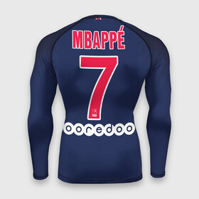 Мужской рашгард 3D с принтом Mbappe home 18 19 в Кировске,  |  | champions | france | gold | kylian | league | mbappe | psg | star | килиан | лига | мбаппе | псж | франция | чемпионов