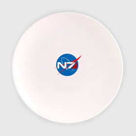 Тарелка с принтом NASA N7 MASS EFFECT в Кировске, фарфор | диаметр - 210 мм
диаметр для нанесения принта - 120 мм | Тематика изображения на принте: logo | n7 | nasa | space | логотип | масс эффект | н7 | наса