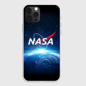 Чехол для iPhone 12 Pro с принтом NASA в Кировске, силикон | область печати: задняя сторона чехла, без боковых панелей | galaxy | nasa | planet | star | астрономия | галактика | звезды | космос | надписи | наса | планета