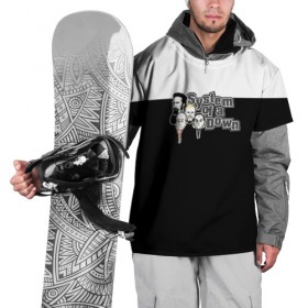 Накидка на куртку 3D с принтом System of a Down в Кировске, 100% полиэстер |  | 