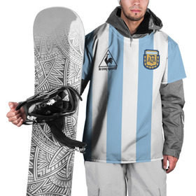 Накидка на куртку 3D с принтом Марадона Аргентина ретро в Кировске, 100% полиэстер |  | maradona | аргентина | марадона | ретро